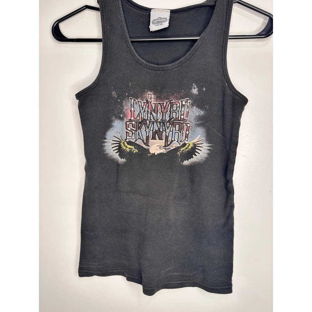Winterland Rock Lynyrd Skynyrd Graphic Tank Sz:M Black Ribbed Cotton 2005
